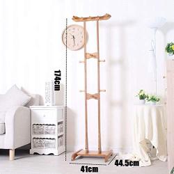 LLDDP Coat Hooks Wall Coat Racks European Coat Rack Creative Bamboo Clothes Rack Simple Modern Hanger Living Room Multi-Function Floor Hanger Hall Tree Free Standing Garment Racks