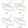 Nordic Clothes Hangers Multifunction Baby Hanger Scarf Hangers Frame Petal Tie Belt Storage Organizer Rack 5pcs Random Color