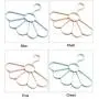 Nordic Clothes Hangers Multifunction Baby Hanger Scarf Hangers Frame Petal Tie Belt Storage Organizer Rack 5pcs Random Color