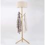 XIN Home Floor Lamp, Floor-Standing Reading Led, Nordic Simple Wooden Hanger Living Room Bedroom Den Creative Floor-Lamp Eye Protection Vertical Table Lamp