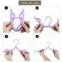 Emual Folding Hanger,12 Pcs Portable Folding Clothes Hangers Foldable Clothes Drying Rack for Travel Emual Folding Hanger,12 Pcs Portable Folding Clothes Hangers Foldable Clothes Drying Rack for Travel