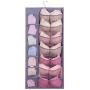 KEEPJOY Underwear Organizer Double Sided Hanging Saving Storage Hanger with 35 Pockets for Bra Stockings Socks Underwear Closet Hanging Organizer(Gray)