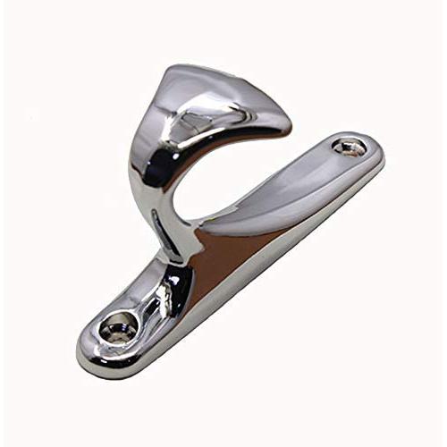 KFZ Hat and Coat Hook,Clothes Hook,Bath Towel Hook,HAO-SPN0001 Zinc Alloy Hanger (1 Pack, SPN0001-Bright Chrome)