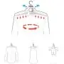 Kangkang@ Portable Mini Clothes Dryer Fast Drying Cloth Suit Hanger Dryer 220V with EU Plug Adapter