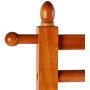 Zxcvlina Entryway Coat Hanger Clothes Shelf Solid Wood Coat Rack Hanger Simple Hanger Floor Home Simple Modern Bedroom Shelf (Color : Wood, Size : 80x40x157cm)
