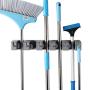 JIAHAI Mop Broom Holder Garden Tools Wall Mounted Commercial Organizer Storage Rack for Kitchen Garden and Garage,Laundry Offices,Spring Loaded Mop Hanger Handles Up to 1.5-Inches(Gray Heavy Duty JIAHAI Mop Broom Holder Garden Tools Wall Mounted Commercial Organizer Storage Rack for Kitchen Garden and Garage,Laundry Offices,Spring Loaded Mop Hanger Handles Up to 1.5-Inches(Gray Heavy Duty