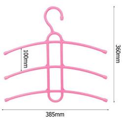 KYCPTNFJ 5 pcs Practical Multi Layers Clothes Hanger Fishbone Type Clothing Towel Storage Rack Closet Wardrobe Space Saver Hanging Rack