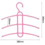 KYCPTNFJ 5 pcs Practical Multi Layers Clothes Hanger Fishbone Type Clothing Towel Storage Rack Closet Wardrobe Space Saver Hanging Rack