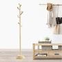 Y.H.Valuable Coat Racks Clothes Tree Coat Stand Simple Clothes Rack Modern Floor Hanger Bedroom Living Room Office Childrens Room Entryway Hat Coat Rack Entryway Furniture