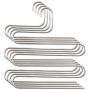 5pcs Pants Hangers Rack for Closet Organization,Stainless Steel S-Shape 5 Layer Clothes Hangers for Space Saving Stora