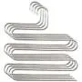 5pcs Pants Hangers Rack for Closet Organization,Stainless Steel S-Shape 5 Layer Clothes Hangers for Space Saving Stora 5pcs Pants Hangers Rack for Closet Organization,Stainless Steel S-Shape 5 Layer Clothes Hangers for Space Saving Stora
