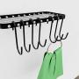 10 Pack Heavy Duty S Hooks Pan Pot Holder Rack S Shaped Hooks Hanging Hangers S Shaped Hooks for Kitchenware Utensils Plants Towels Clothes Coat Bags Hook for Kitchen Bathroom Office Bedroom (Black)