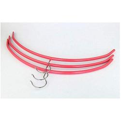 DNJKSA PVC Coated Cloth Hangers/Metal Semicircle Hanger (10 Pieces/Lot)(Random Color)
