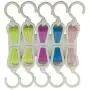 Guerbrilla Plastic Fashion Color Collection Swivel Laundry Hooks Clothes Pins Hanging Clips Hanger for Travel and Home Random Color (20 Sets) Guerbrilla Plastic Fashion Color Collection Swivel Laundry Hooks Clothes Pins Hanging Clips Hanger for Travel and Home Random Color (20 Sets)