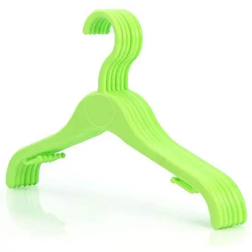 HANGERWORLD 25 Green 11.8inch Plastic Kids Coat Clothes Garment Baby Toddler Top Hangers HANGERWORLD 25 Green 11.8inch Plastic Kids Coat Clothes Garment Baby Toddler Top Hangers