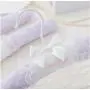 10 pcs Top Grade Pretty Pink Purple Lace Satin Padded Clothes Hanger, Elegant Lace Wedding Dress Hanger for Bride Princess Random Color