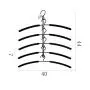 WZP Hanger Simple Multi-Functional Multi-Layer Hanger Hook,Home Wardrobe Storage Artifact Folding Hanger Iron Art/Black/As Shown WZP Hanger Simple Multi-Functional Multi-Layer Hanger Hook,Home Wardrobe Storage Artifact Folding Hanger Iron Art/Black/As Shown
