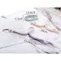 Freego 10Pcs Portable Plastic Clothes Hanger Folding Drying Rack for Home and Outdoor Travel Camping (Without Clips)