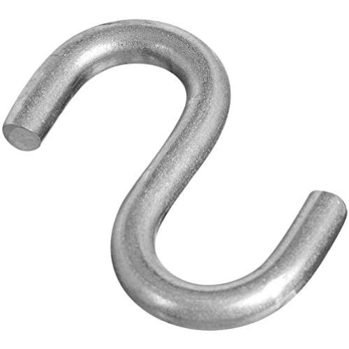 National Hardware N197-186 V2078 Open S Hooks in Stainless Steel, 2 Pack