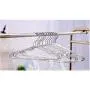 10pcs Stainless Steel Thick 3.2mm Hangers Clothes Pegs Adults Hanger