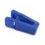 Plastic Slim-line Finger Clip Black Hanger Clips (60, Blue)