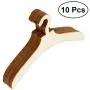 20pcs Mini Wooden Clothes Hanger Doll Accessory Doll Clothes Coat Dress Organizer for Kids Craft Projects 20pcs Mini Wooden Clothes Hanger Doll Accessory Doll Clothes Coat Dress Organizer for Kids Craft Projects