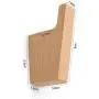 Pack of 4, Simple Style, Natural Beech Wood Coat Hooks, Wall Mounted Modern Single Organizer Hangers, Wooden Hook Handmade Craft Clothes Hat Hanger Towel Umbrella Rack Pack of 4, Simple Style, Natural Beech Wood Coat Hooks, Wall Mounted Modern Single Organizer Hangers, Wooden Hook Handmade Craft Clothes Hat Hanger Towel Umbrella Rack