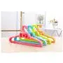 Junson Suit Hanger Pack of 5 Plastic Multifunctional Hanger Bowknot Adult Non-Slip Hanger(Blue) Clothes Hanger