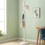 HL-TD Wooden Coat Rack Floor Rack Bedroom Clothes Rack Combination Hanger Living Room Simple (Color : C)