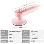 ZZYJYALG Hanging Ironing Machine Plastic Metal Handheld Large Capacity Transparent Water Tank Cotton Cloth Portable Dormitory Clothes Household Bed Linen Curtains High Temperature Ironing Travel (Pink