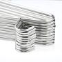 MEIYIN 10pcs Heavy Duty Chrome Stainless Steel Coat Jacket Clothes Hangers Outdoor Drying Rack with Hooks