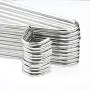 MEIYIN 10pcs Heavy Duty Chrome Stainless Steel Coat Jacket Clothes Hangers Outdoor Drying Rack with Hooks