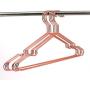 60Pack Koobay A17 Adult Rose Copper Gold Shiny Metal Wire Top Clothes Hangers for Shirts Coat Storage & Display