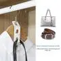 WINIT Cascading Clothes Hanger Hooks,Space Saving Series Multi-Function Multi-Layer Cabinet Clothes Connection Folding Storage Clothes Rack Hanger Household Strong Load-Bearing Closet Hook (8pcs)