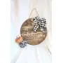 Personalized Wooden Door Hanger | Circle Door Hanger | 16 Inch Door Hanger | Farmhouse Door Hanger