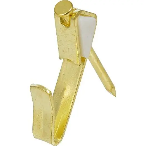OOK by Hillman 535808 ReadyNail Conventional Picture Hangers 30lb TidyTin of 25, Brass OOK by Hillman 535808 ReadyNail Conventional Picture Hangers 30lb TidyTin of 25, Brass