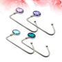 Cabilock 4PCS Safe Durable Trend Fashion Purse Hook Handbag Holder Bag Table Hook Handbag Hanger Hook Schoolbag Hook