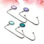 Cabilock 4PCS Safe Durable Trend Fashion Purse Hook Handbag Holder Bag Table Hook Handbag Hanger Hook Schoolbag Hook