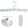 Oraunent Plastic Hangers Rack Portable Clothes Hanger Non Slip for Infant Toddler Nursery Blue