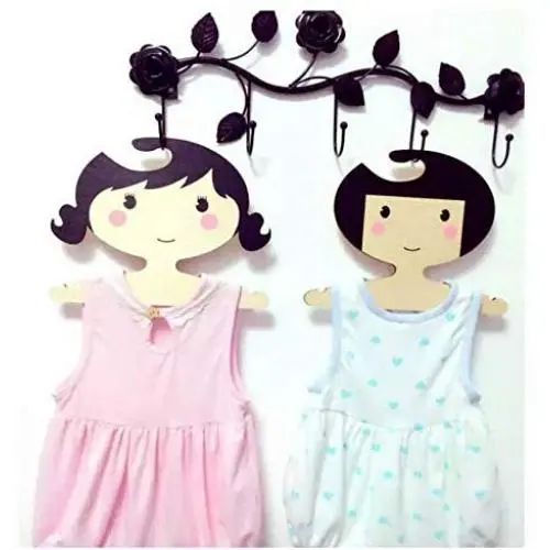 5PC Random Color Cute Cartoon Princess Girls Wooden Children Clothes Hanger Nordic Style Wood Coat Rack Baby Hanger Kids Room Decoration Hook 5PC Random Color Cute Cartoon Princess Girls Wooden Children Clothes Hanger Nordic Style Wood Coat Rack Baby Hanger Kids Room Decoration Hook