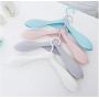 10pcs Random Color Plastic Non-Slip Wide Shoulder Clothes Hangers Thick Wedding Dress Shirt Suit Clothing Drying Wardrobe Storage Hanger Rack