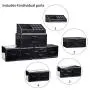 InnSweet Acrylic Cosmetic Organizer Beauty Storage Drawers, Large Makeup Storage Boxes Jewelry Display Cases with 7 Drawers, 4 Piece, Black InnSweet Acrylic Cosmetic Organizer Beauty Storage Drawers, Large Makeup Storage Boxes Jewelry Display Cases with 7 Drawers, 4 Piece, Black