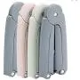 CP-nine 4 Pcs Mini Folding Travel Clothes Hangers Foldable Plastic Adjustable Portable for Suitcase Adult Children Clothes Rack