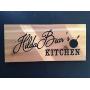 Personalized Kitchen Sign, Reclaimed Cedar 12x5 with Hanger, Rustic Country Elegant Wood Sign, Unique Gift, Housewarming Gift, Anniversary Gift, Birthday Gift, Wedding Gift, Kitchen Decor, Home Decor