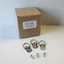 Heavy Duty D-Ring Picture Hangers - 100 Pack - 1 Screw