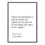 The Light of All Lights Bram Stoker, Dracula, Author Signature Literary Quote Print. Fine Art Paper, Laminated, Framed, or Canvas with Hanger. Multiple Sizes for Home, Office, or School
