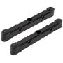 Single Heavy Duty Rail Adjustable Portable Clothes Hanger Rolling Garment Rack - Black