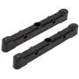 Single Heavy Duty Rail Adjustable Portable Clothes Hanger Rolling Garment Rack - Black