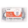 50lb D Ring Picture Hangers | 40 Pieces for Heavy Duty Picture Frames