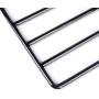 Amber Home Heavy Duty Deluxe Chrome Non-Slip 5 Tier Open Ended Slack Pants Trousers Hangers Clothes Hangers Clothing Hangers (2 Pack)